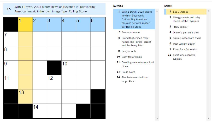 nyt-mini-crossword-clues-and-hints-august-3-2024