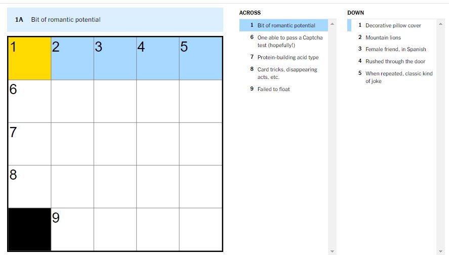 nyt-mini-crossword-clues-and-hints-august-5-2024