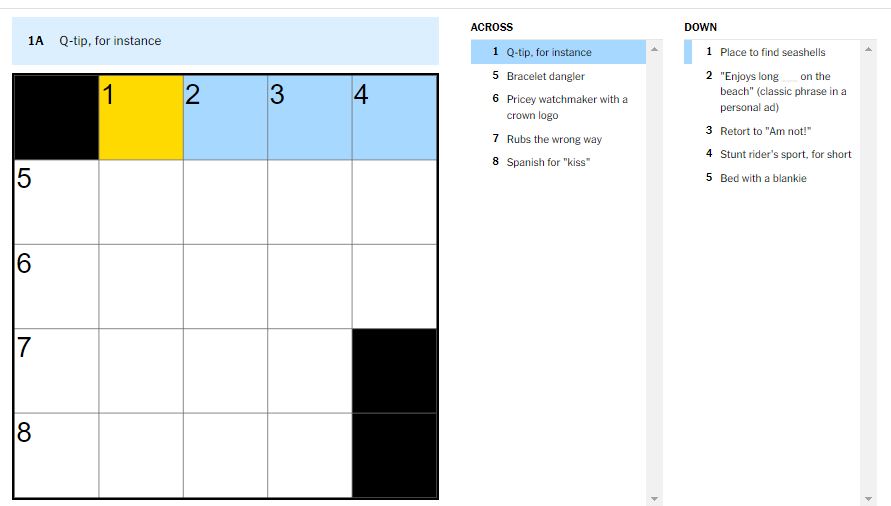 nyt-mini-crossword-clues-and-hints-august-8-2024